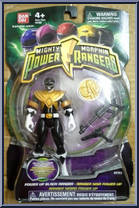 Power Up Black Ranger from Power Rangers Mighty Morphin - 2010 - Basic Series manufactured by Bandai [Front]