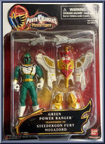 Green Power Ranger Transforms To Steedergon Fury Megazord Action Figure