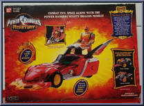 Mighty Dragon Mobile with Red Power Ranger from Power Rangers Mystic Force - Playsets manufactured by Bandai [Back]