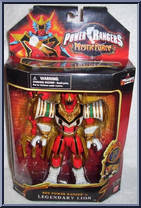 Red Power Ranger to Legendary Lion from Power Rangers Mystic Force - Cycles manufactured by Bandai [Front]