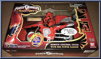 Remote Control Cycle with Red Power Ranger Action Figure