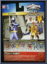 Blue Ranger Action Hero from Power Rangers Ninja Steel - Action Heroes manufactured by Bandai [Back]