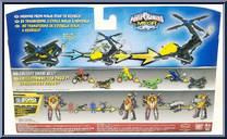 Copter with Blue Ranger from Power Rangers Ninja Steel - Mega Morph manufactured by Bandai [Back]