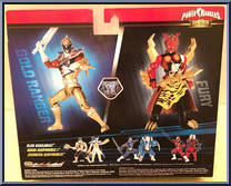 Gold Ranger vs. Fury from Power Rangers Ninja Steel - Good vs Evil manufactured by Bandai [Back]