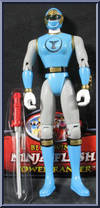Blue Wind Ninja Flash Power Ranger Action Figure