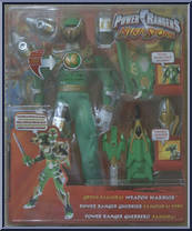 Green Samurai Weapon Warrior Action Figure