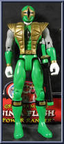 Green Samurai Ninja Flash Power Ranger Action Figure