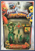 Green Samurai Ninja Battle Power Ranger Action Figure