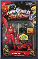 Red Wind Ninja Battle Power Ranger Action Figure