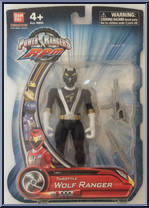 Throttle Wolf Ranger from Power Rangers RPM - Throttle manufactured by Bandai [Front]