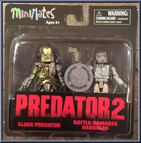 Elder Predator / Battle-Damaged Harrigan from Predator - Minimates - TRU - Wave 2 manufactured by Diamond Select [Front]