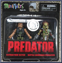 Extraction Dutch / Battle-Damaged Predator from Predator - Minimates - TRU - Wave 1 manufactured by Diamond Select [Front]