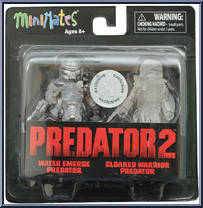 Water Emerge Predator / Cloaked Warrior Predator from Predator - Minimates - TRU - Wave 3 manufactured by Diamond Select [Front]