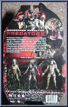 Berserker Predator (Unmasked) from Predators - Series  2 manufactured by Neca [Back]