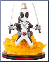 Deadpool (Explosion) (White) from Q-Fig - Marvel manufactured by Quantum Mechanix [Loose]