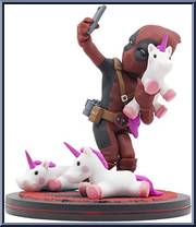 Deadpool (Unicorn Selfie) (Red) from Q-Fig - Marvel manufactured by Quantum Mechanix [Loose]