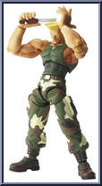 Guile from Revoltech - Street Fighter Online manufactured by Kaiyodo [Loose]