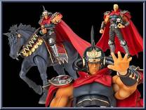 Raoh & Kokuoh (Horse) Set from Revoltech - Fist of the North Star manufactured by Kaiyodo [Loose]