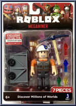 Megaminer from Roblox - Basic Series manufactured by Jazwares [Front]
