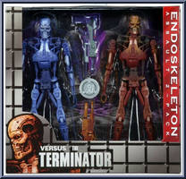Endoskeleton Assault 2-Pack from Robocop vs Terminator - Basic Series manufactured by Neca [Front]