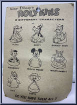 Donald Duck / White Rabbit from Rolykins - Basic Series manufactured by Marx [Back]
