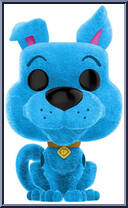 Scooby-Doo (Flocked) (Blue) from Scooby-Doo! - Pop! Vinyl Figures manufactured by Funko [Loose]