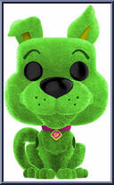 Scooby-Doo (Flocked) (Lime) from Scooby-Doo! - Pop! Vinyl Figures manufactured by Funko [Loose]