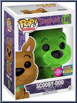 Scooby-Doo (Flocked) (Lime) from Scooby-Doo! - Pop! Vinyl Figures manufactured by Funko [Front]