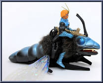 Dargon (Blue) and DragonFlyer from Sectaurs - Beasts manufactured by Coleco [Loose]