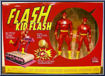 Flash & Kid Flash from Silver Age - Basic Series manufactured by DC Direct [Front]