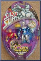 Cosmic Silver Surfer with Pip the Troll from Silver Surfer - Alien Fighters manufactured by Toy Biz [Front]
