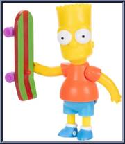 Bart (Skateboard / Red Shirt) Action Figure
