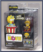 Movie Mayhem Lisa & Maggie from Simpsons - Movie - Basic Series manufactured by McFarlane [Front]