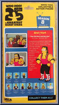 Bret Hart from Simpsons - Series 3 manufactured by Neca [Back]