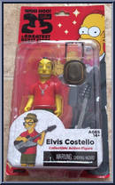 Elvis Costello from Simpsons - Series 4 manufactured by Neca [Front]