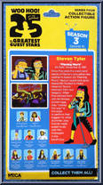 Steven Tyler (Aerosmith) from Simpsons - Series 4 manufactured by Neca [Back]