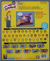 Snake from Simpsons - Series  6 manufactured by Playmates [Back]