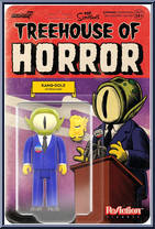 Alien President (Treehouse of Horror) from Simpsons - ReAction Figures manufactured by Super7 [Front]