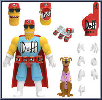 Duffman from Simpsons - Ultimates manufactured by Super7 [Loose]