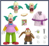 Krusty the Clown from Simpsons - Ultimates manufactured by Super7 [Loose]