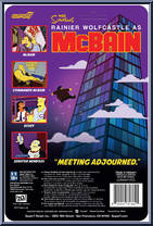 McBain (McBain) from Simpsons - ReAction Figures manufactured by Super7 [Back]