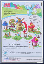 Harmony Smurf from Smurfs - Basic Series manufactured by Mega Bloks [Back]