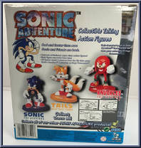 Sonice the Hedgehog from Sonic Adventure - 10" Figures manufactured by Toy Island [Back]