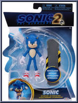 Sonic from Sonic the Hedgehog 2 - Basic Series manufactured by Jakks Pacific [Front]
