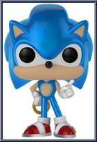 Sonic with Ring Metallic Action Figure