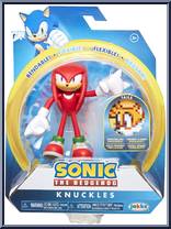 Knuckles (with Tails Disk) from Sonic the Hedgehog - Basic Series manufactured by Jakks Pacific [Front]