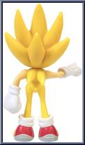 Super Sonic from Sonic the Hedgehog - Mini manufactured by Jakks Pacific [Loose]