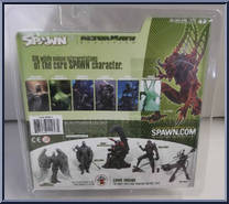 Alien Spawn from Spawn - Series 21 - Alternate Realities manufactured by McFarlane [Back]