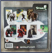 Redeemer I.117 from Spawn - Series 25 - Classic Comic Covers 2 manufactured by McFarlane [Back]