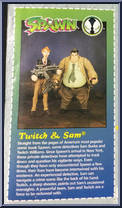 Sam & Twitch from Spawn - Series  7 manufactured by McFarlane [Back]